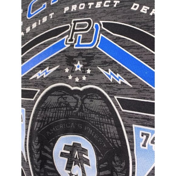 AMERICAN FIGHTER Men's T-Shirt S/S STATE LINE TEE - Picture 8 of 12